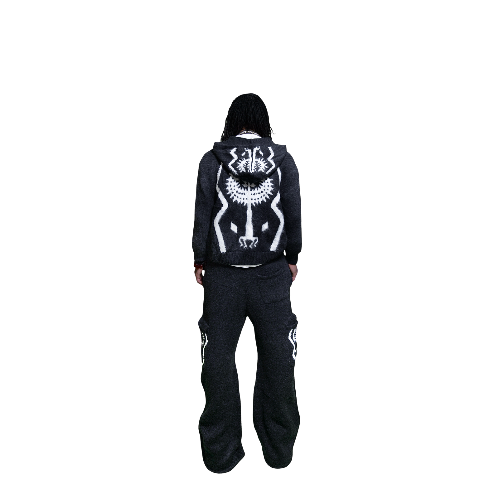Cozy Mohair Zip-Hoodie by EREHWON