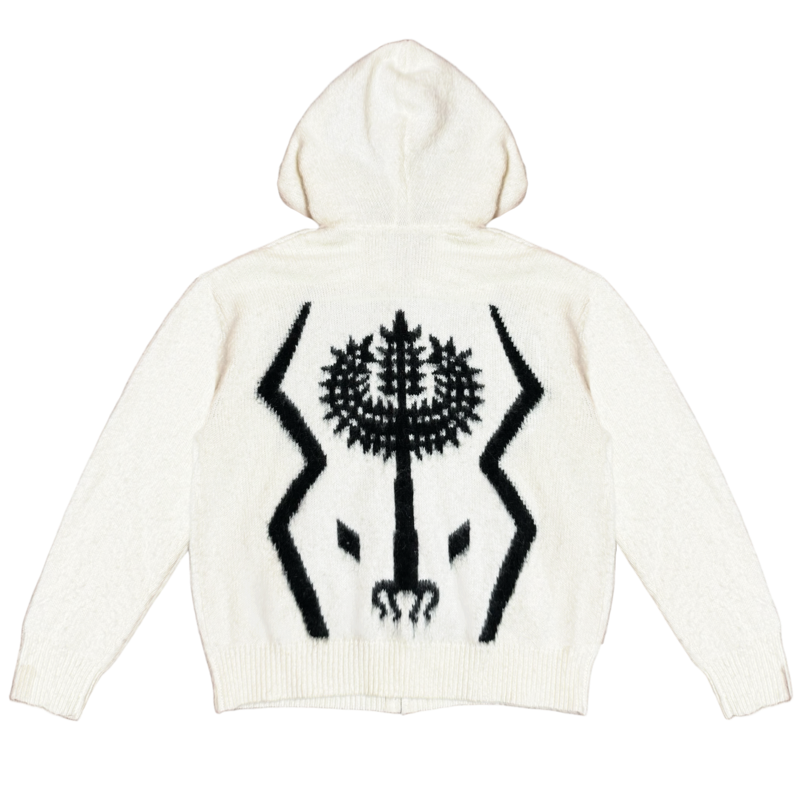 Cozy Mohair Zip-Hoodie by EREHWON