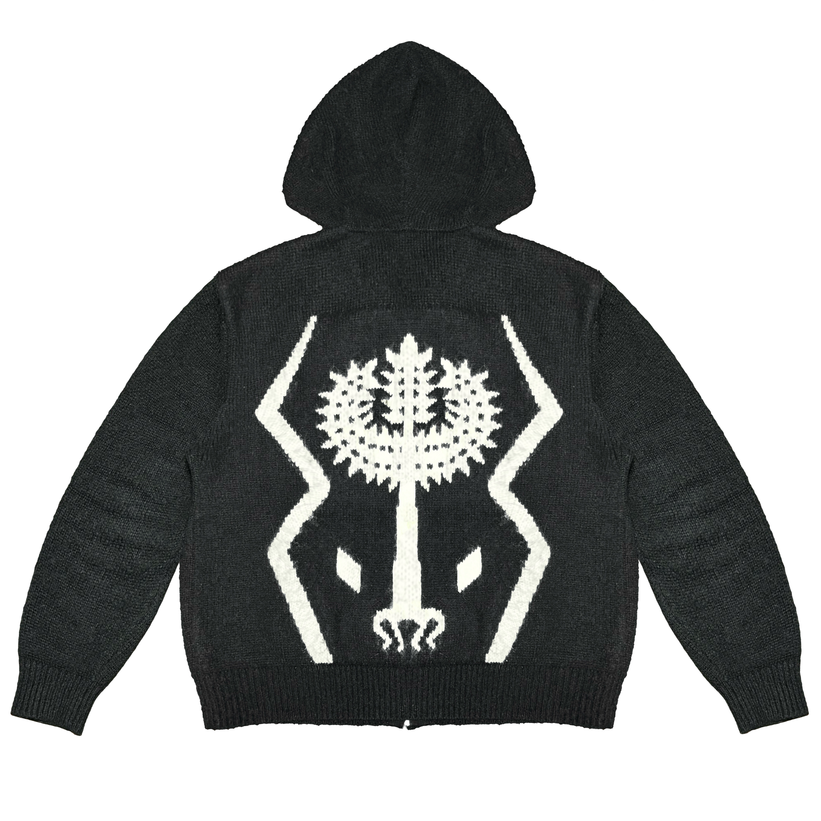 Cozy Mohair Zip-Hoodie by EREHWON